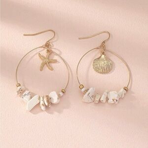 Shell & Starfish Drop Earrings NEW 🏷️